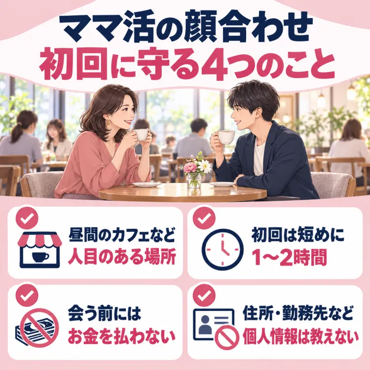 ママ活の顔合わせで守ること